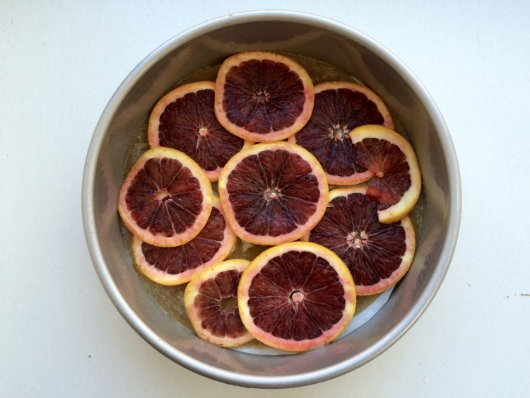 vanilla blood orange slices